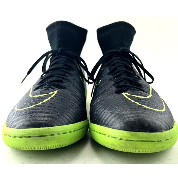 Nike Mercurial X Black Green Lace Up High Top Men’s Sneakers 831976-034 Sz 12.5 main image 9